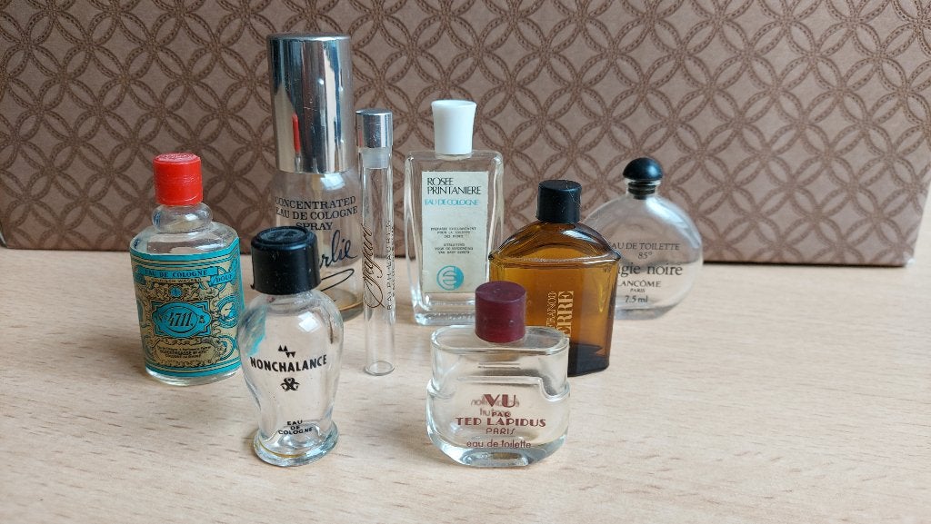 Lot 8st Parfumminiaturen LEEG (o.a. Lancôme, Ralph Lauren.), Collections, Enlèvement ou Envoi, Utilisé, Miniature