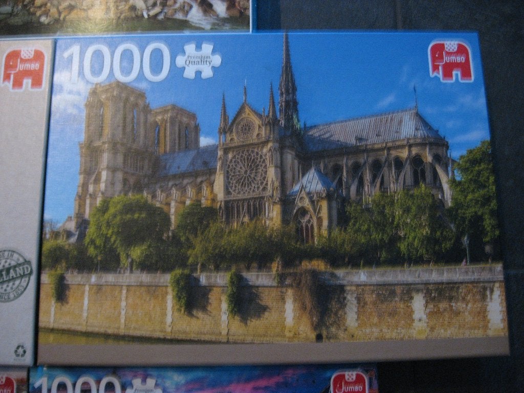 Puzzel Jumbo 1000 st Premium Quality Notre Dame Paris, Enlèvement ou Envoi, 500 à 1500 pièces, Neuf, Puzzle