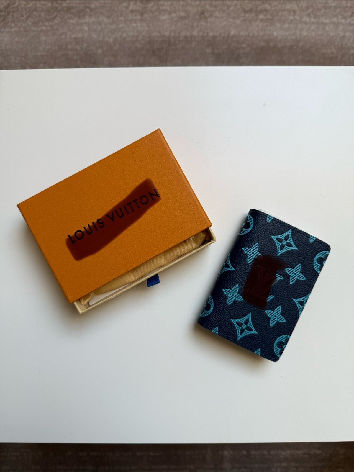 Pocket Organizer Cardholder Wallet Navy River Blue, Overige merken, Blauw, Nieuw, Ophalen of Verzenden