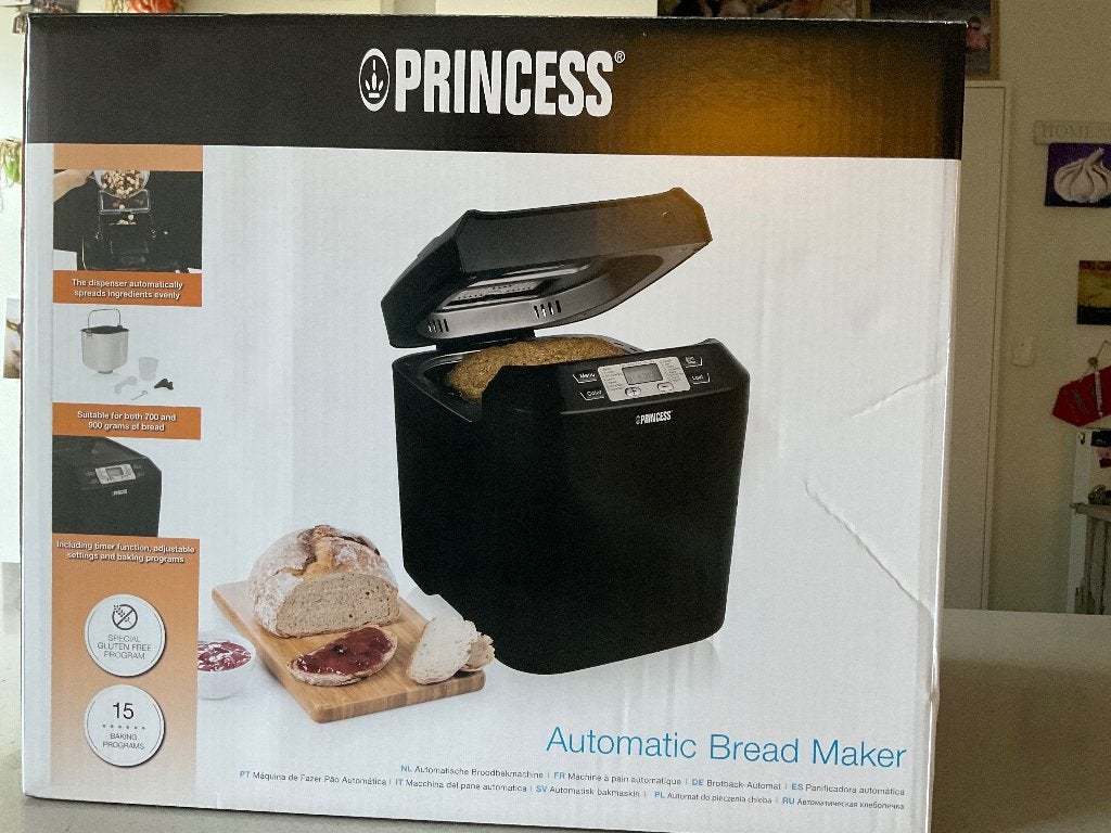 Broodbakmachine, Meer dan 10 programma's, 800 tot 1200 gram deeg, Nieuw, Ophalen