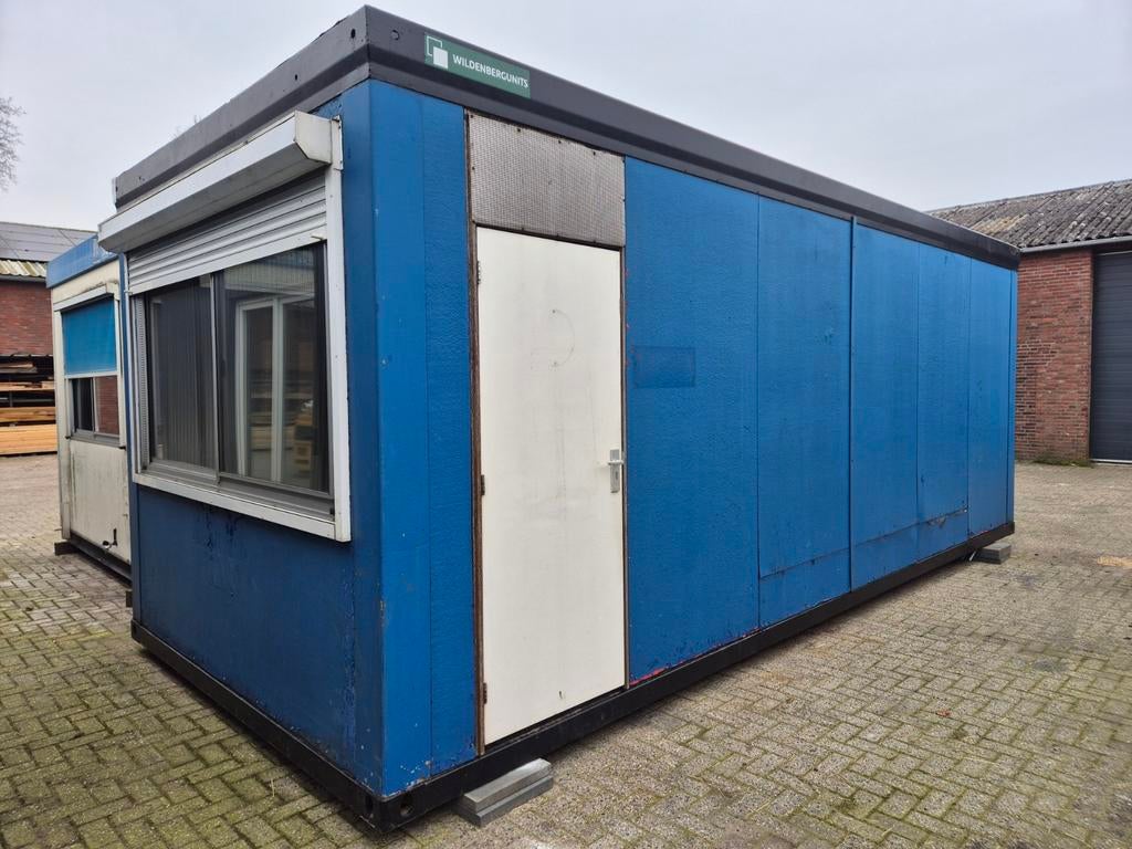 3x7m kantoorunit bouwkeet werfkeet container unit woonunit, Zakelijke goederen, Machines en Bouw | Keten en Containers, Ophalen