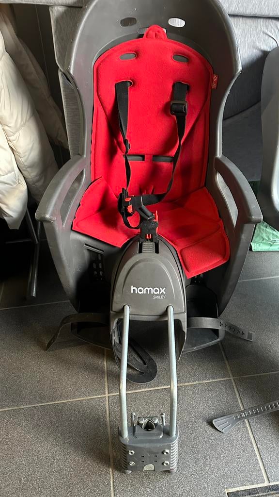 Siège vélo bebe, Enlèvement, Utilisé, Siège arrière, Repose-pieds