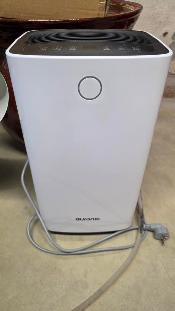 AURONIC Luchtontvochtiger – Compacte Dehumidifier met Timer, Ophalen