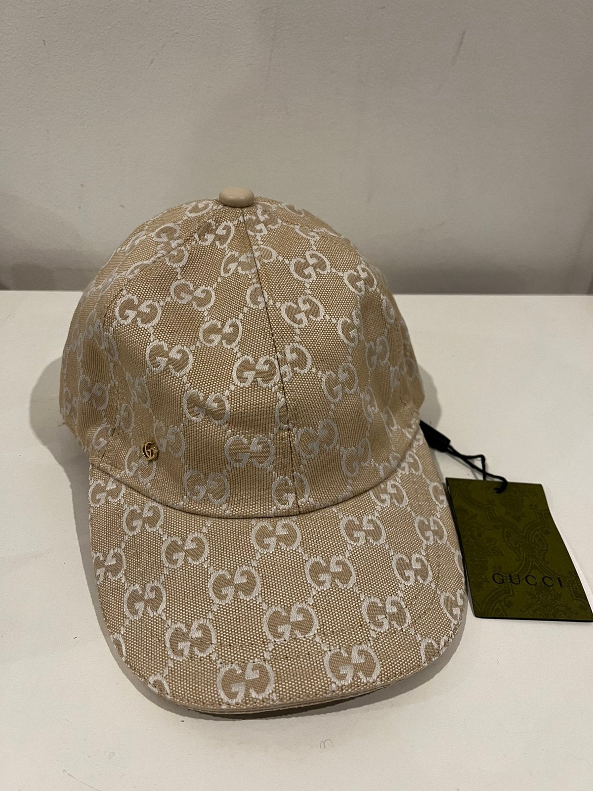 Nieuw Gucci pet beige te koop 1:1, Ophalen, Zo goed als nieuw, Pet