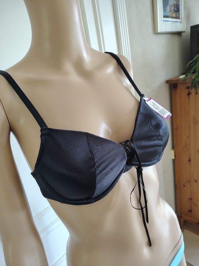 nieuwe satijnen BH, Vêtements | Femmes, Sous-vêtements & Lingerie, Enlèvement ou Envoi, Noir, Soutien-gorge