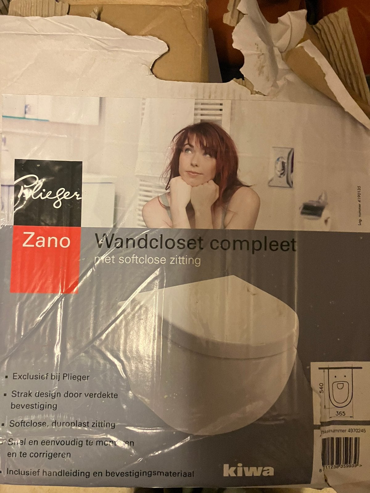 Hangtoilet, Ophalen, Nieuw