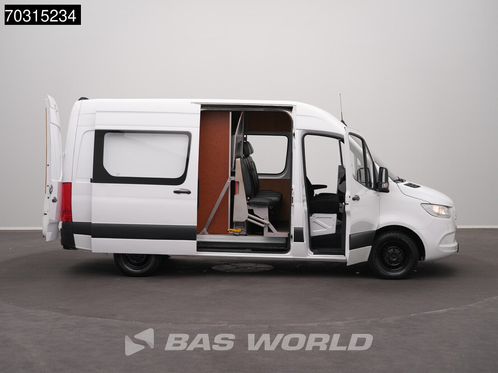 Mercedes Sprinter 314 CDI Automaat Dubbel Cabine L2H2 Airco, Achat, Euro 6, Entreprise, 7 places