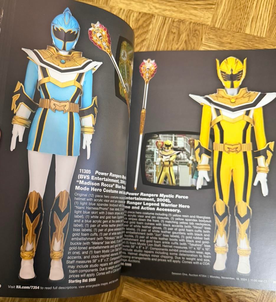 Power Rangers heritage auction catalogus, Boeken, Ophalen of Verzenden, Zo goed als nieuw