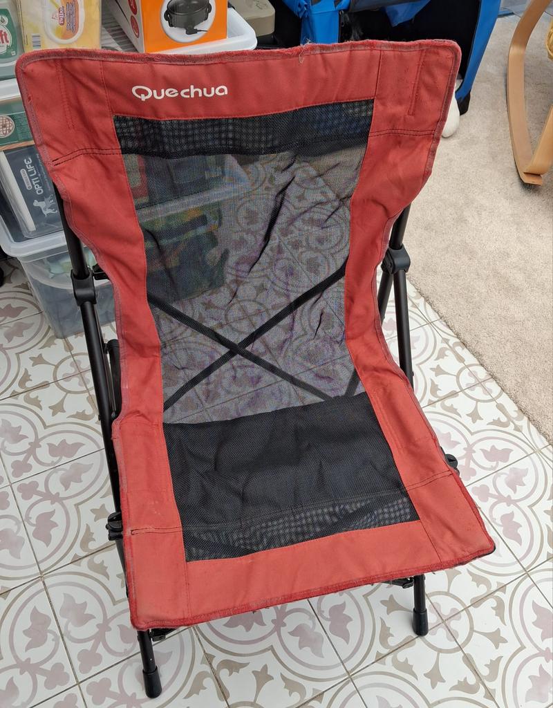 Kampeerstoelen Quechua, Caravans en Kamperen, Ophalen, Gebruikt