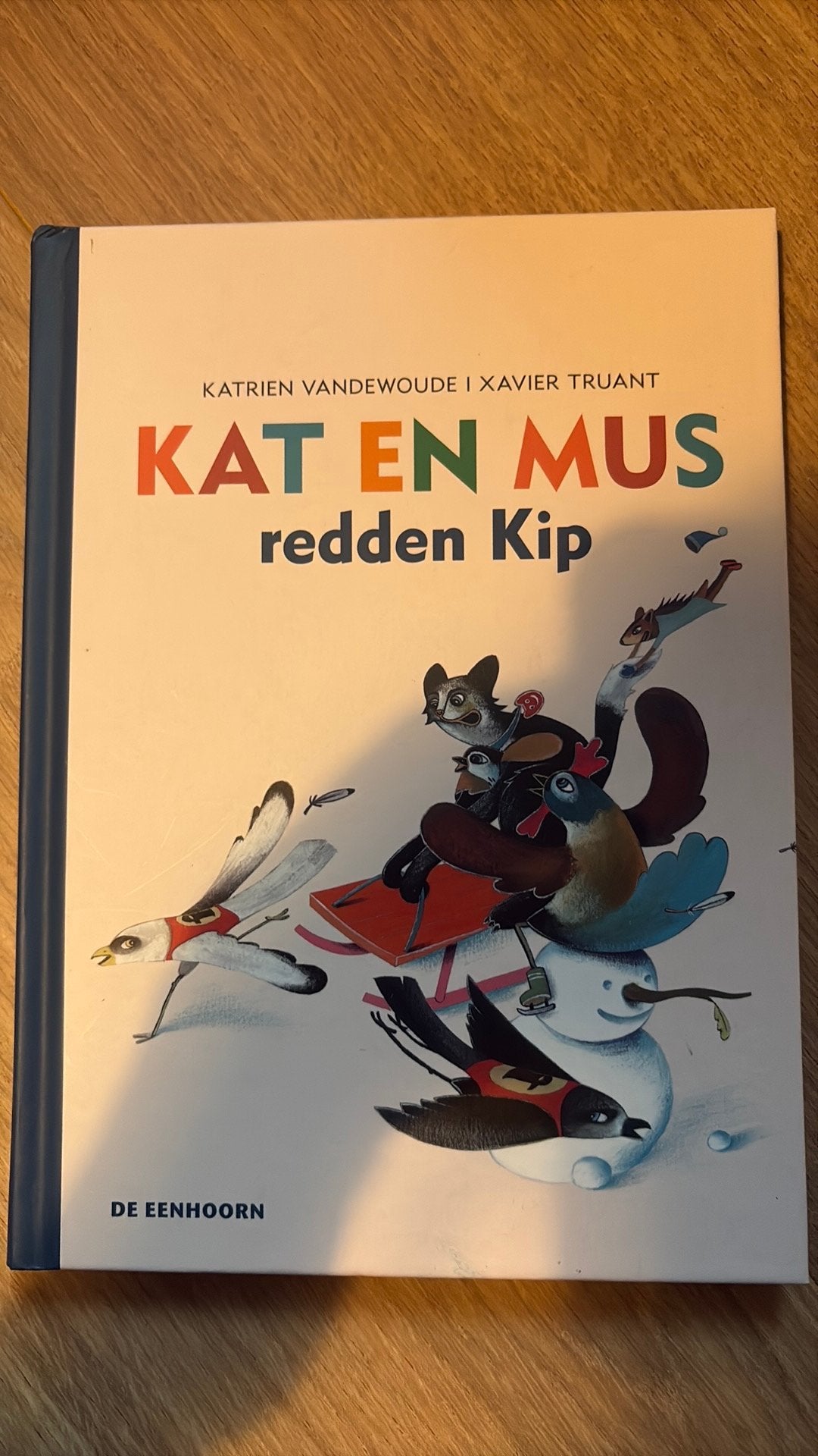 Katrien Vandewoude - Kat en Mus redden Kip, Boeken, Ophalen of Verzenden, Katrien Vandewoude