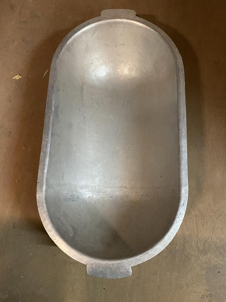 Bassine en aluminium, Enlèvement