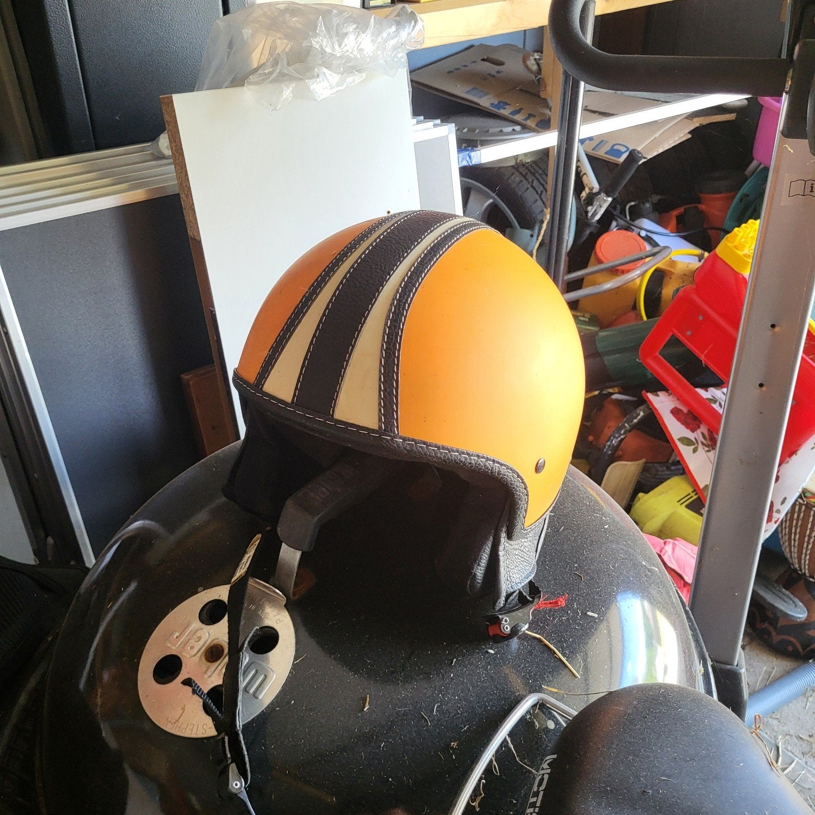 Mooie motohelm te koop. Heb met vespa gereden, Ophalen
