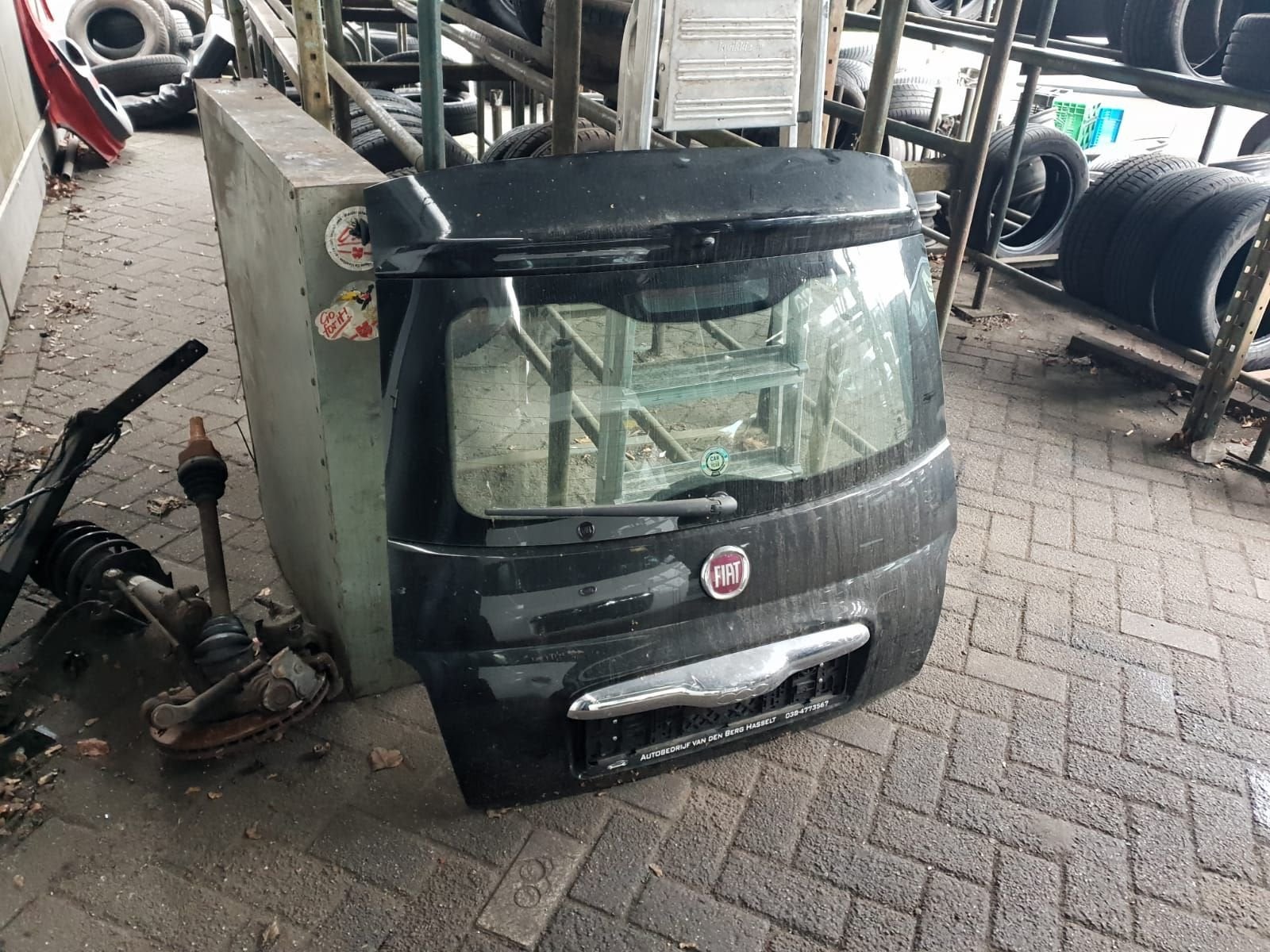 FIAT 500 ACHTERKLEP BJ 2011, Arrière, -, Haillon arrière, Utilisé