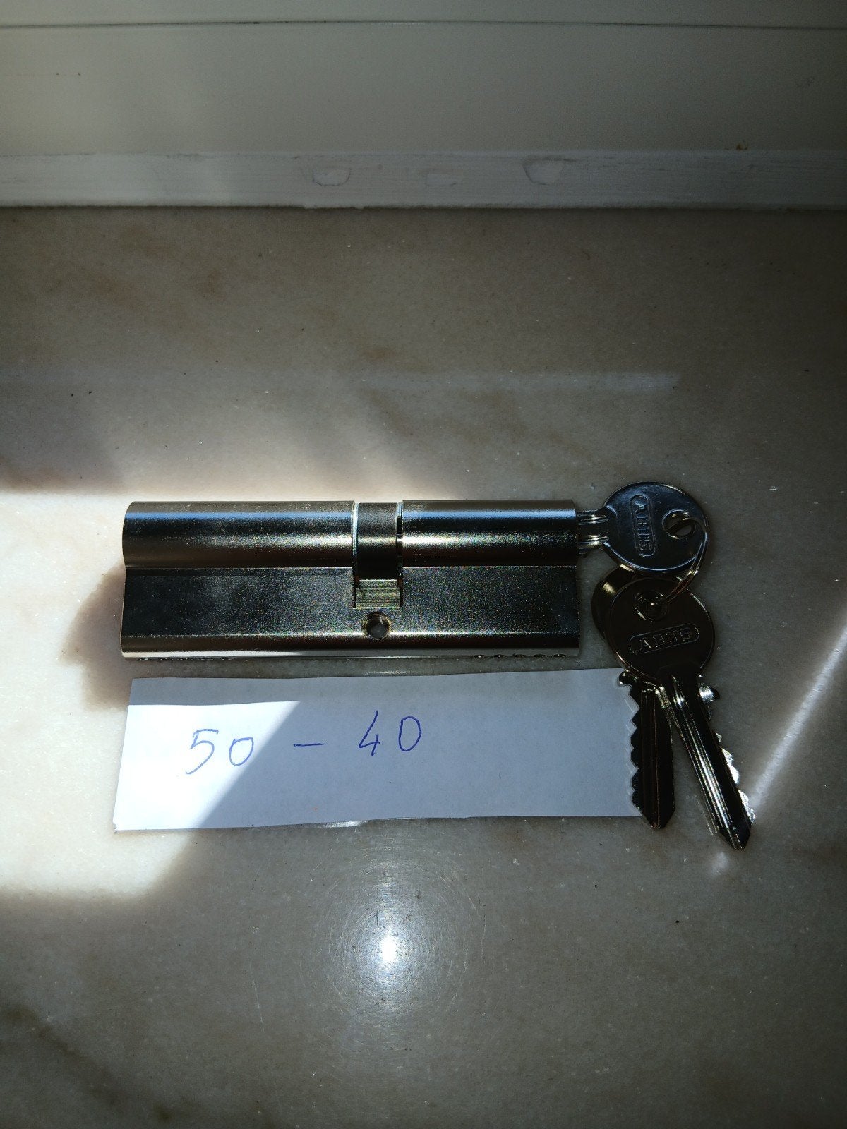 Cylindre de sécurité Abus, Bricolage & Construction, Enlèvement, Neuf, Chrome, Clé
