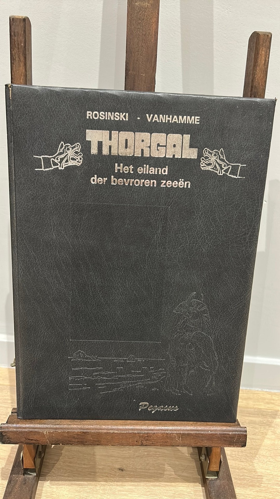 Thorgal 1993 luxe lederen kaft Buiten Handel gesigneerd, Enlèvement ou Envoi, Utilisé