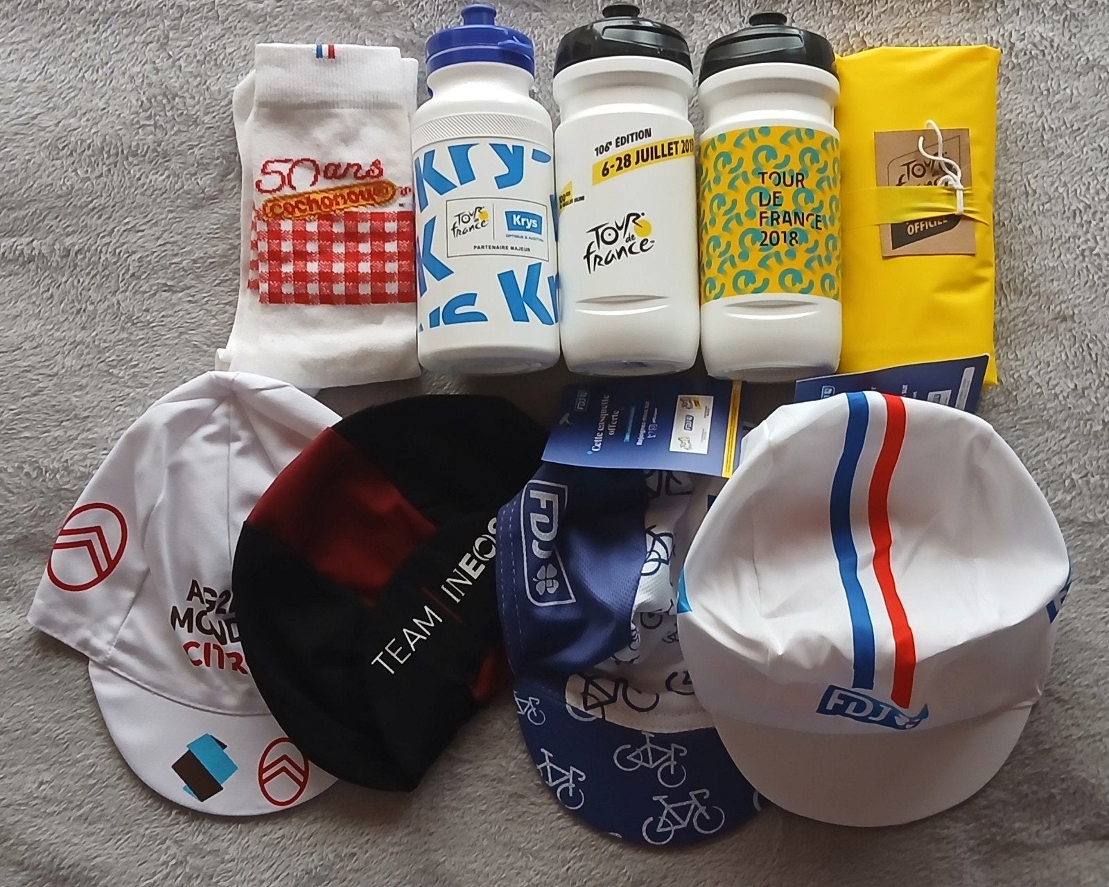 Tour de France, Envoi, Neuf