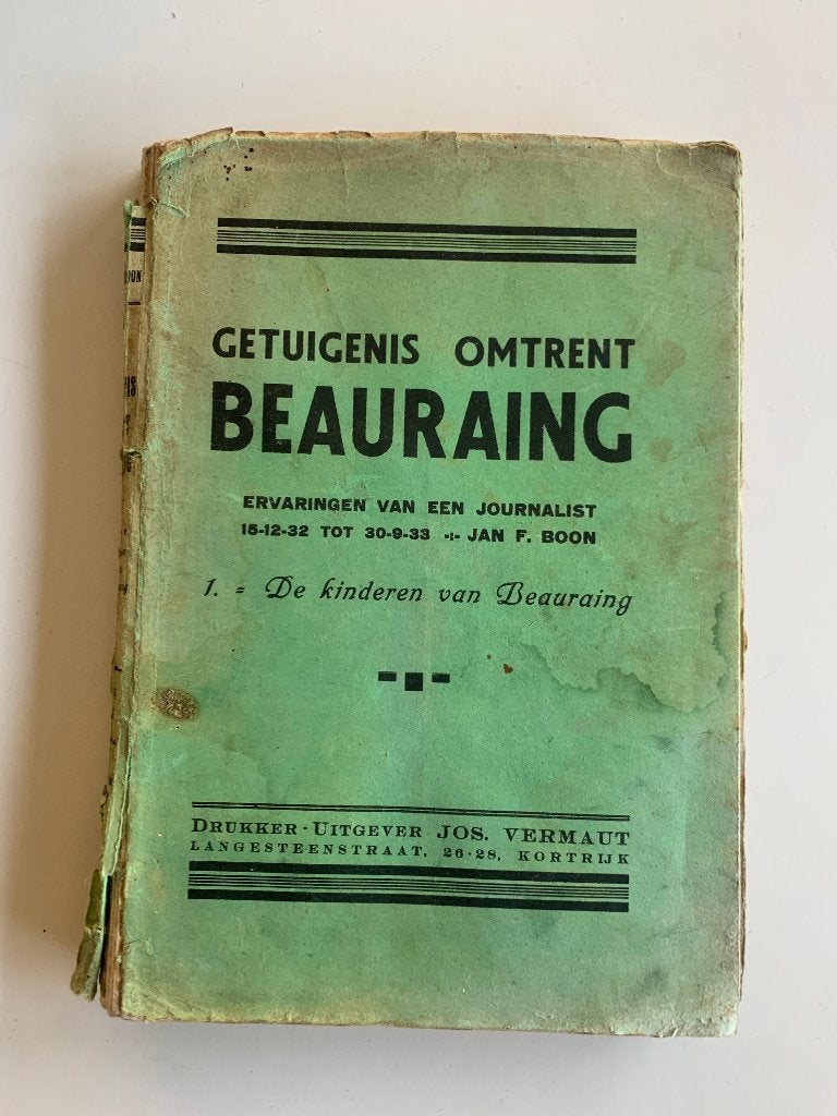 Beauraing 1933, Jan F. Boon, Livres, Enlèvement ou Envoi, Utilisé, Christianisme | Catholique