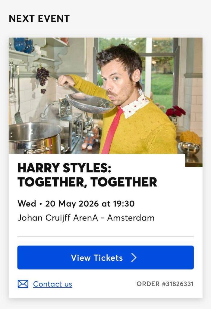 2 HARRY STYLES TICKETS - LAATSTE TICKETS!, Twee personen, Mei