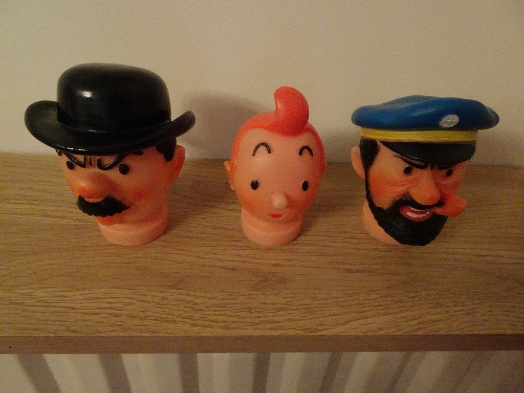 3 Marionnettes Tintin - Hergé, Enlèvement ou Envoi, Neuf, Autres types