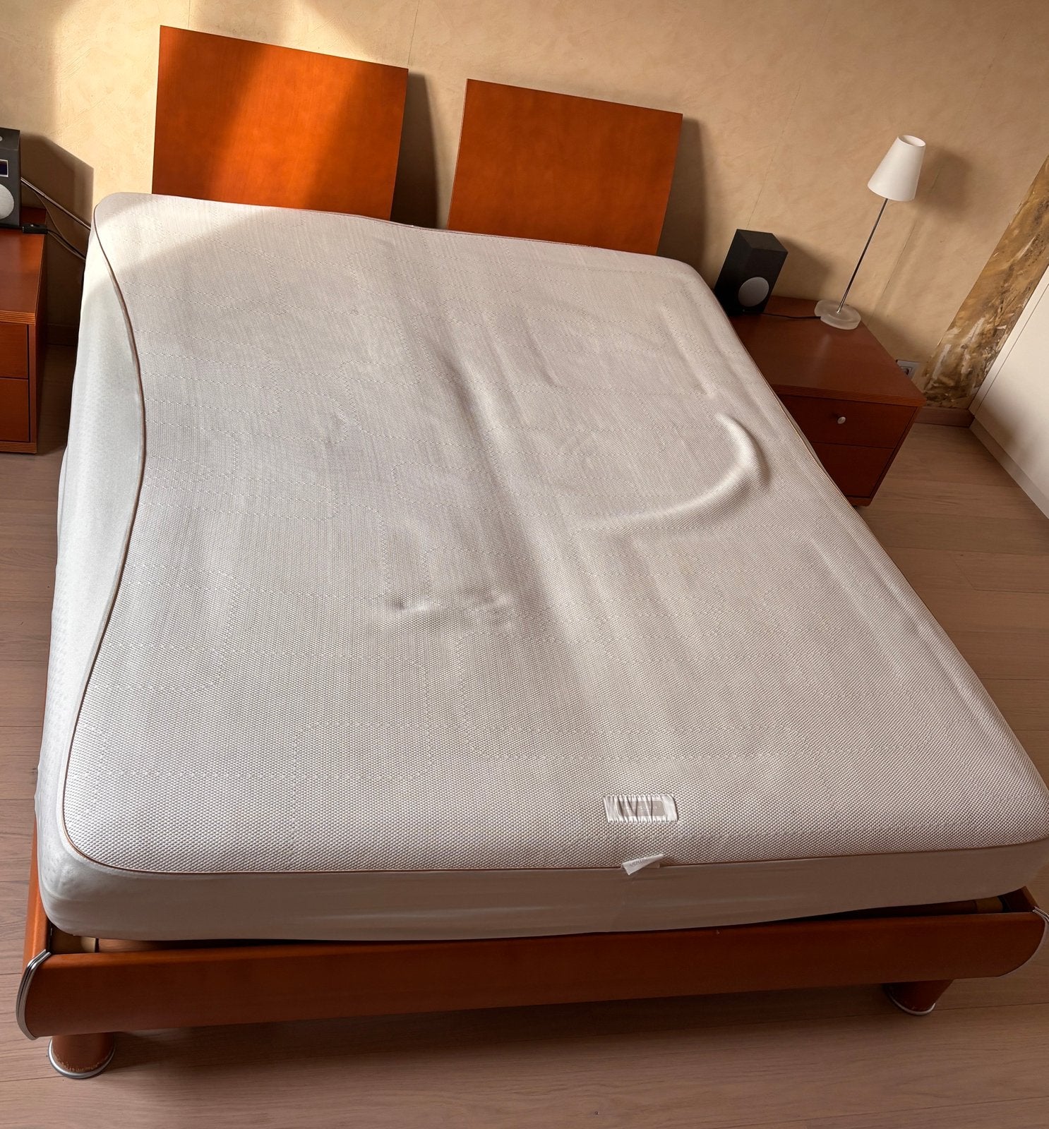 Lit Hulsta + Latoflex 2 personnes complet 160x200, Maison & Meubles, Enlèvement, Comme neuf