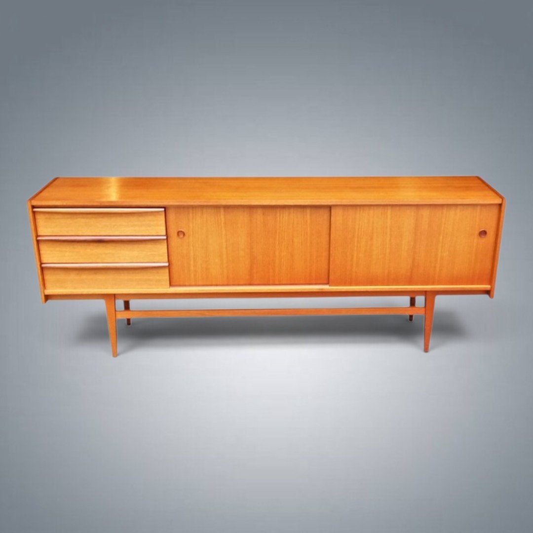 Sideboard Vintage Dressoir style scandinave Teck 1960's, Enlèvement, Teck