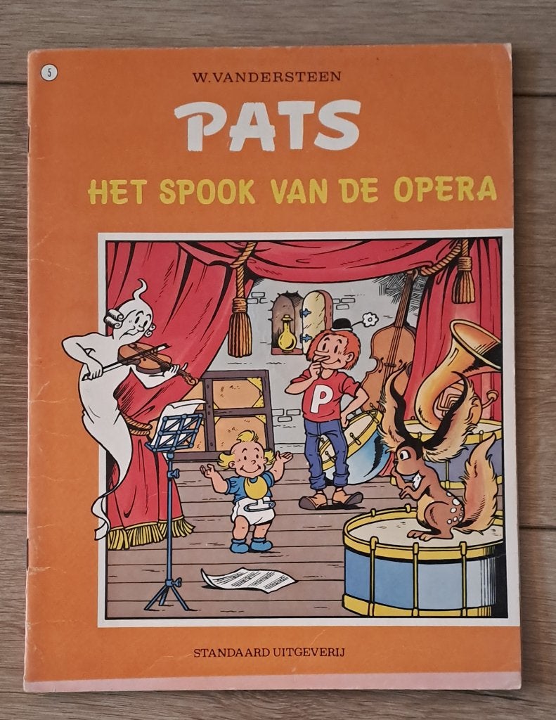 5 - PATS - Het Spook Van De Opera, Gelezen, Willy vandersteen, Eén stripboek, Ophalen of Verzenden