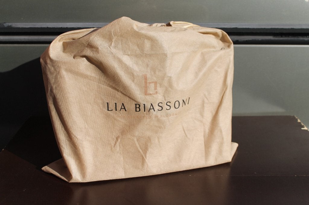 LIA BIASSONI Dames handtas, Handtassen en Accessoires, Tassen | Damestassen, Ophalen of Verzenden, Nieuw, Bruin, Handtas