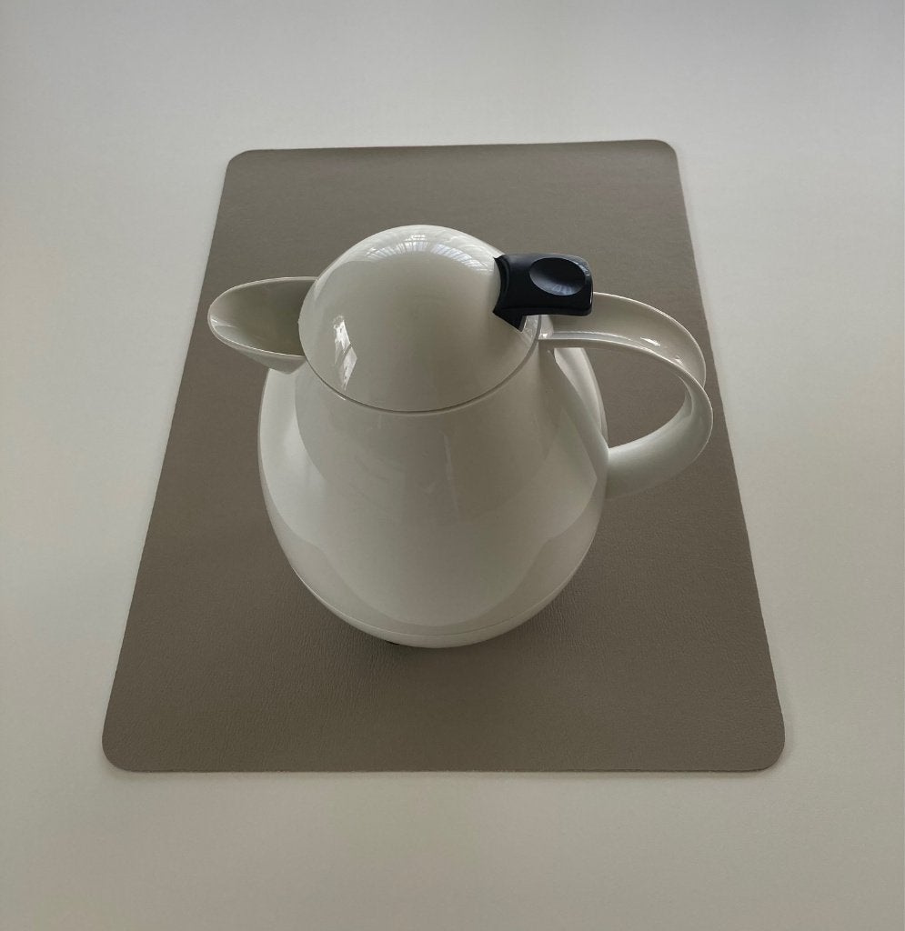 Leifheit thermoskan/isoleerkan 1 liter, Huis en Inrichting, Ophalen, Zo goed als nieuw, Wit