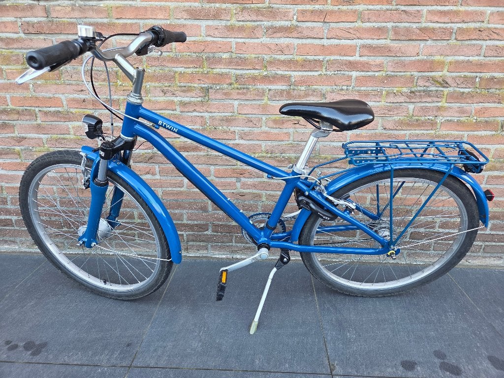 Jongensfiets B-twin 24inch als nieuw, Fietsen en Brommers, Ophalen, 24 inch, Velgrem, B,twin
