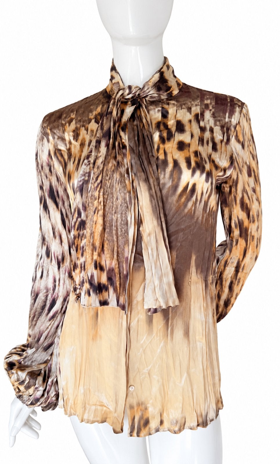 ROBERTO CAVALLI 100% SILK BLOUSE, MAAT 40, NEW €650,- 💖💖💖, Ophalen of Verzenden, Zo goed als nieuw, Maat 38/40 (M), Meerkleurig