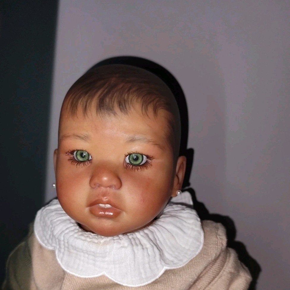 Bébé reborn kit Amaya authentique, Enlèvement, Comme neuf, Poupée, Réaliste ou Reborn