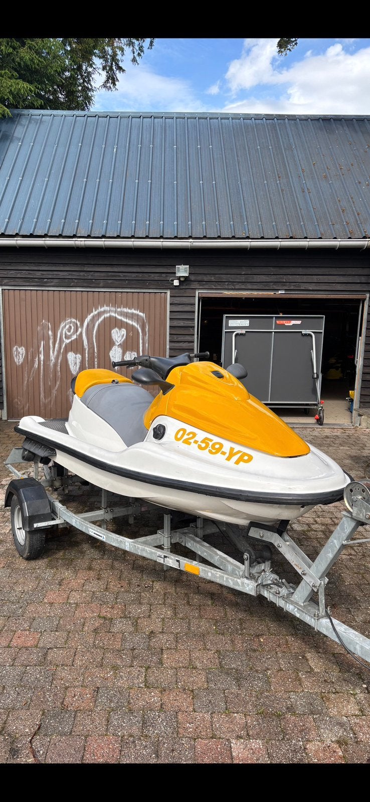 Jet-ski 3 places 700cc, Watersport en Boten, Ophalen, Zo goed als nieuw