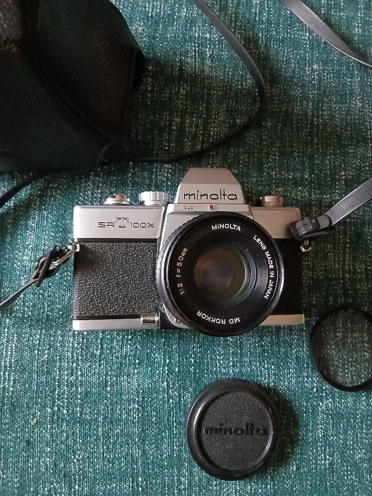 Minolta SRT-100X, Ophalen of Verzenden, Zo goed als nieuw, Spiegelreflex, Minolta