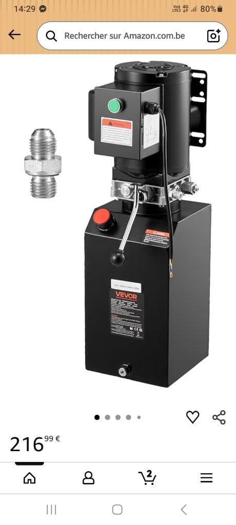 Groupe hydraulique remorque, Autos : Divers, Remorques, Neuf, Enlèvement