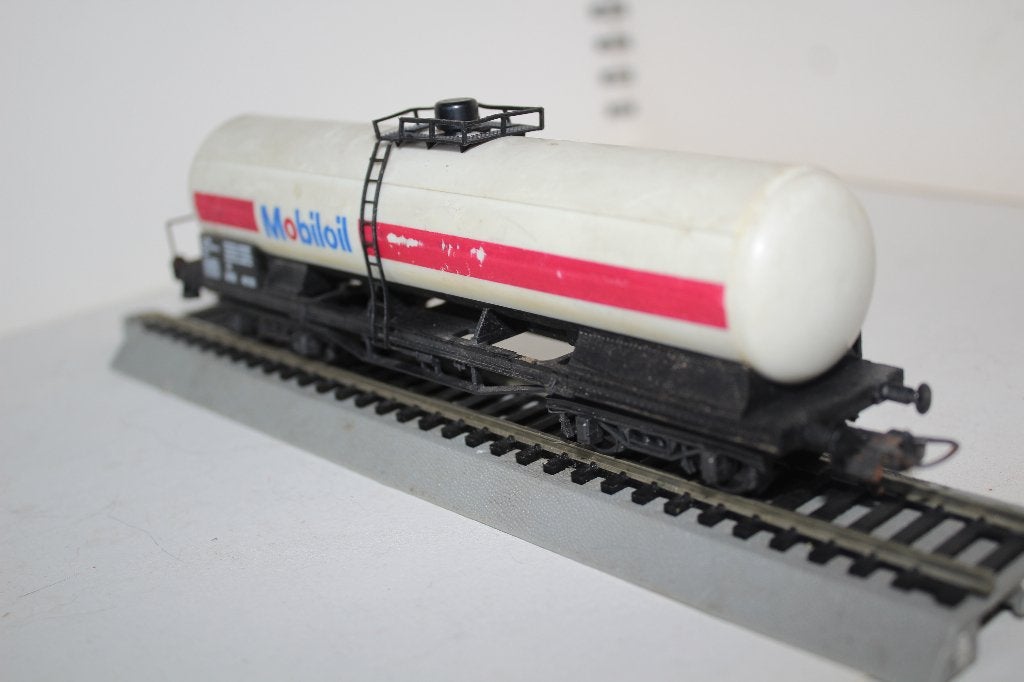 lima ho wagon citerne double essieux mobiloil, Wagon, Lima, Envoi, Courant continu
