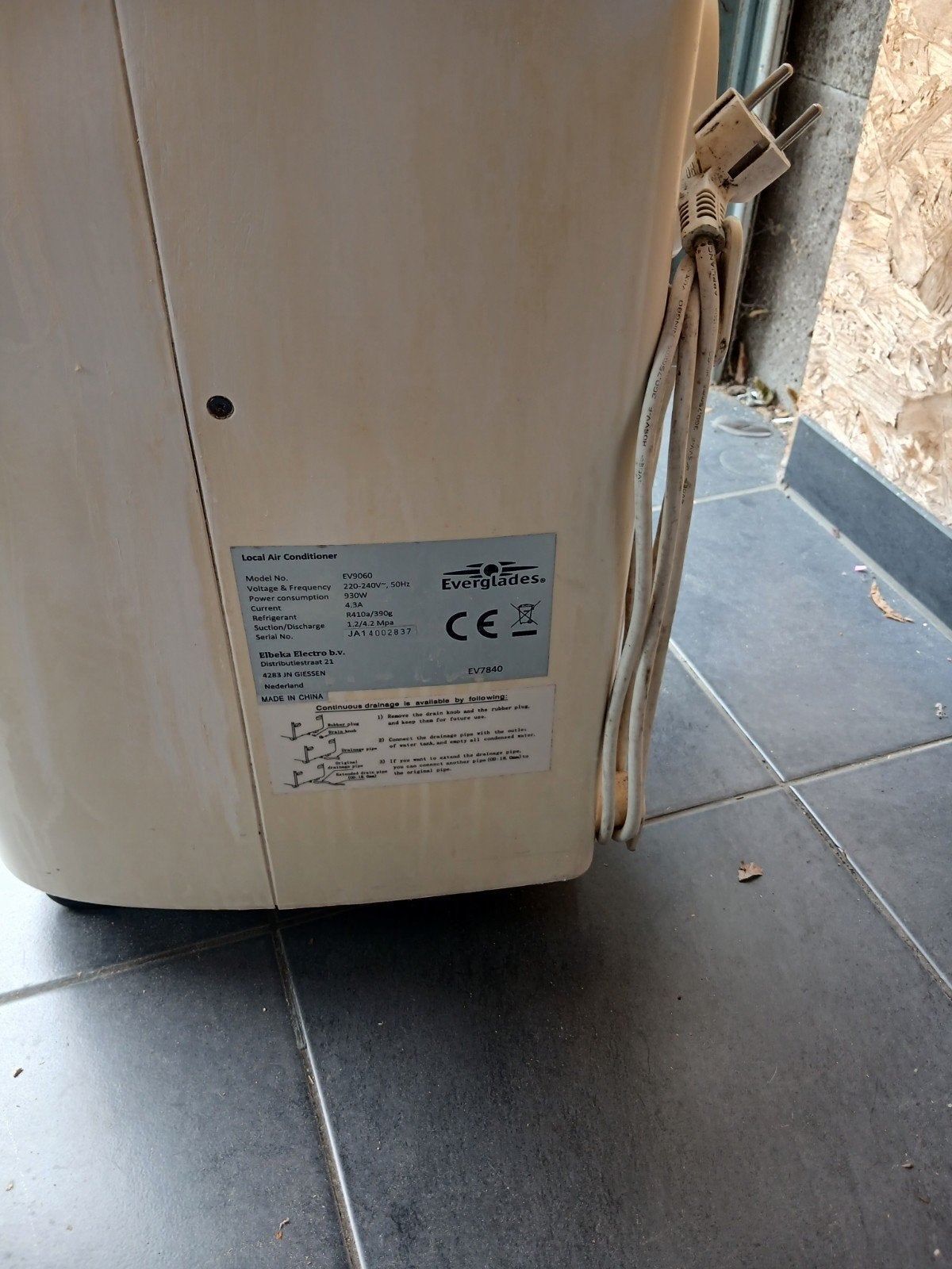Airco mobiel Everglades, Elektronische apparatuur, Airco's, Ophalen, Mobiele airco
