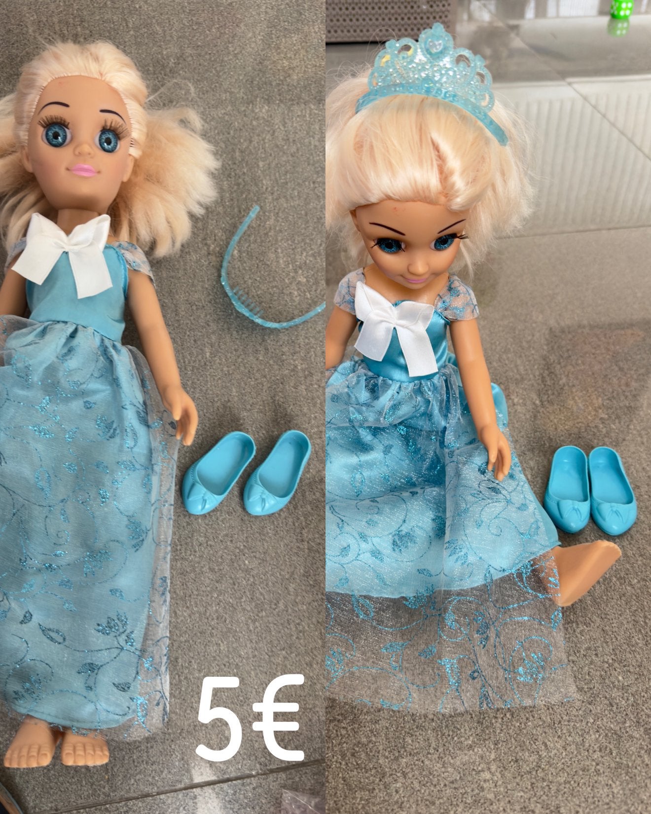 Elsa pop/ Doll Frozen Elza, Ophalen, Zo goed als nieuw
