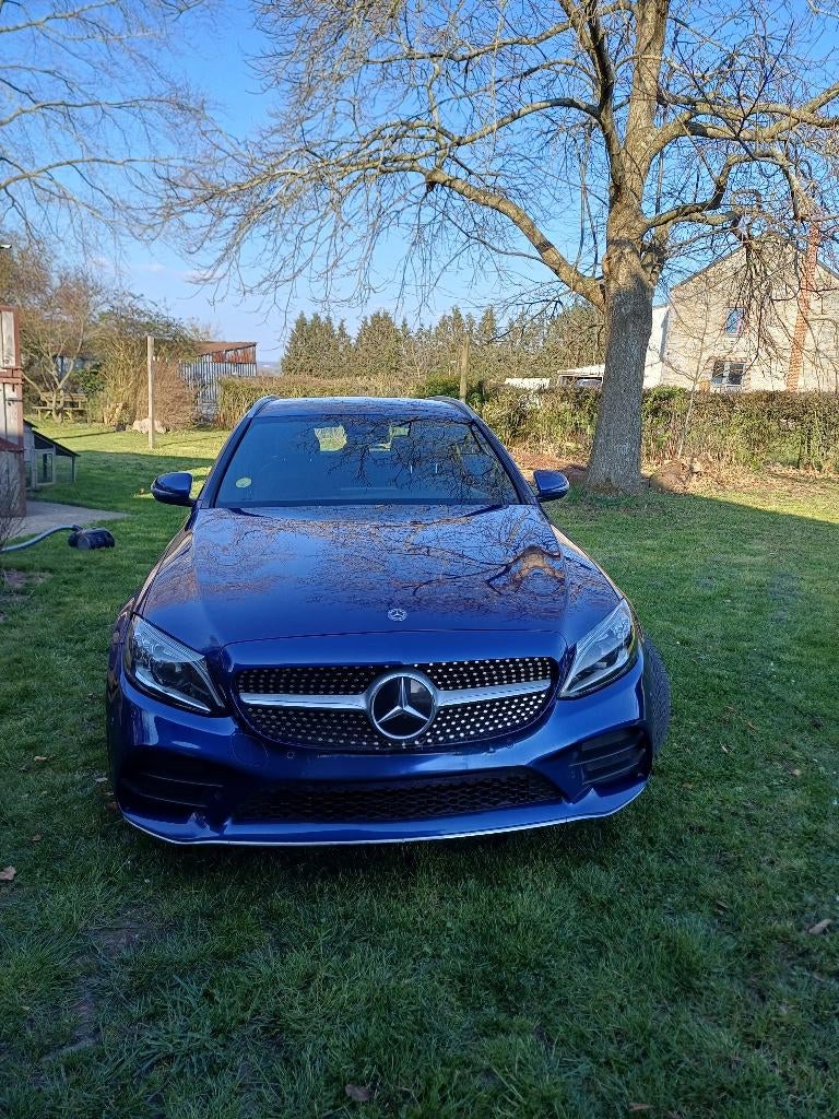 Mercedes C220d Amg line, Autos, Mercedes-Benz, 143 kW, Euro 6, Entretenue par le concessionnaire, Noir