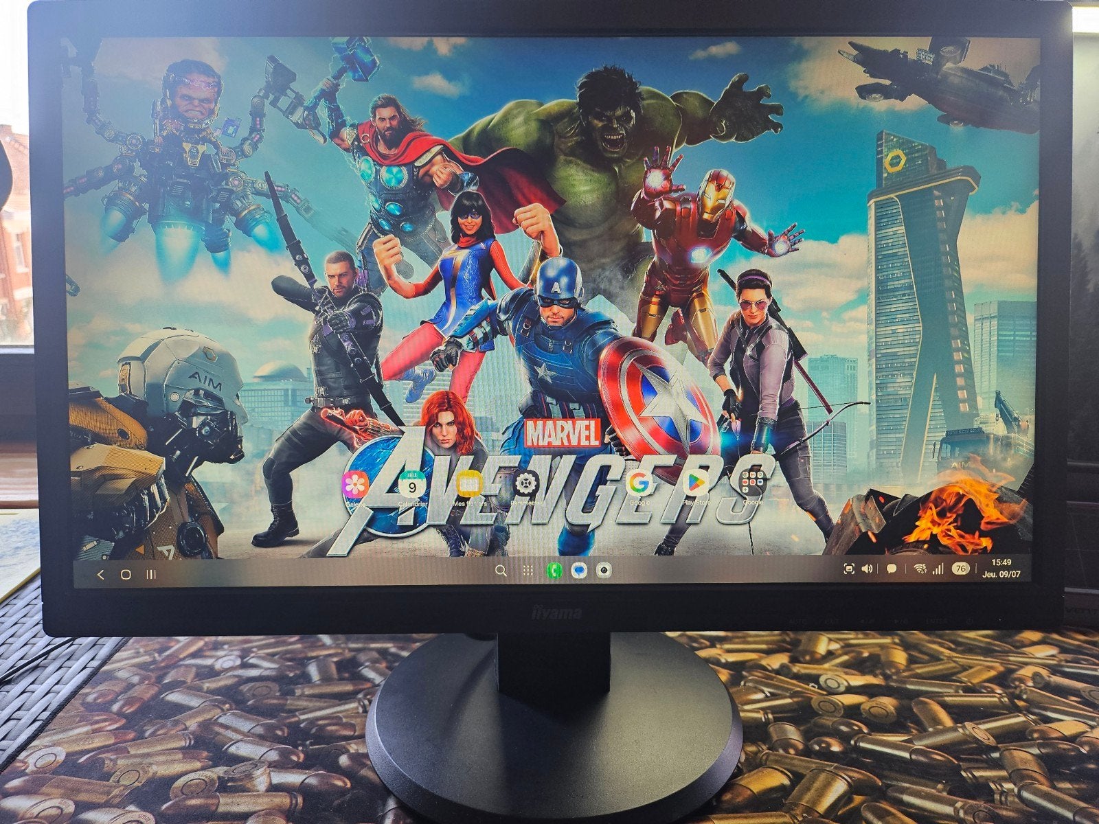 Moniteur 22" iiyama, Informatique & Logiciels, Moniteurs, Enlèvement ou Envoi, HD
