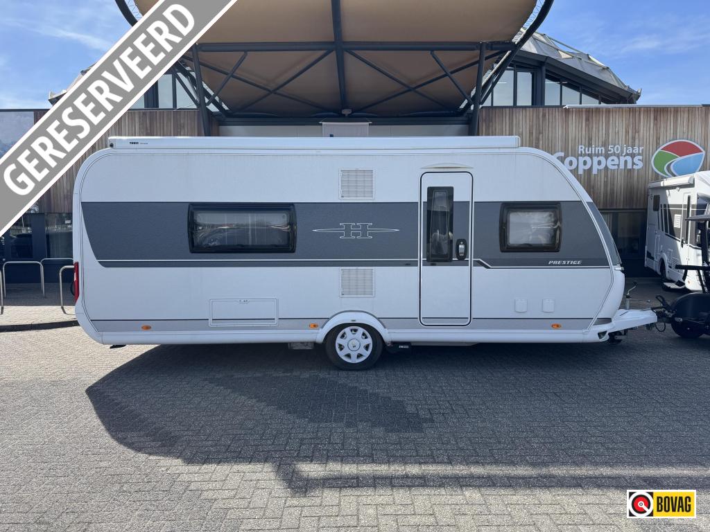 Hobby Prestige 560 WFU 2018 Mover,Airco,Luifel!, Caravans en Kamperen, Rondzit, 5 tot 6 meter, Schokbreker, 1250 - 1500 kg