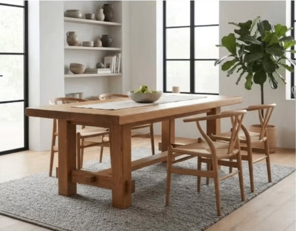 scandinavische eiken tafel, Huis en Inrichting, Ophalen