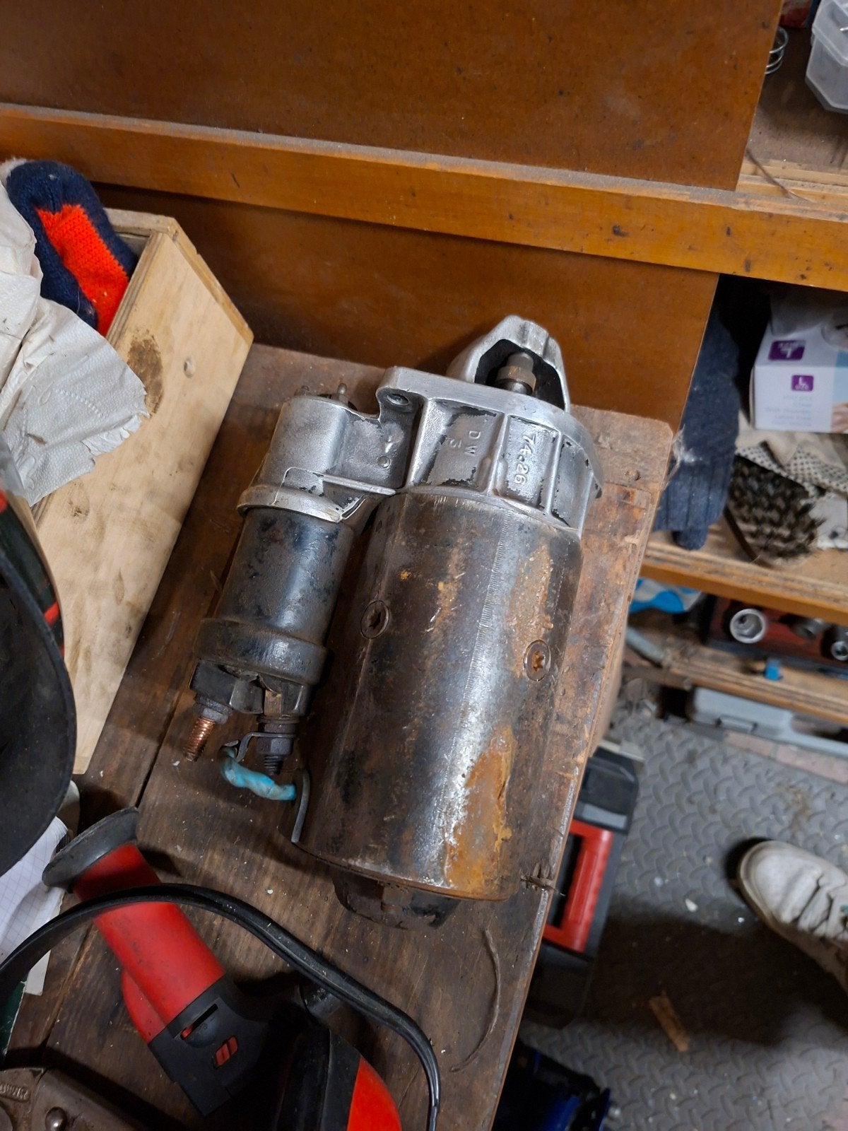 Renault estafette startmotor, Ophalen, Renault