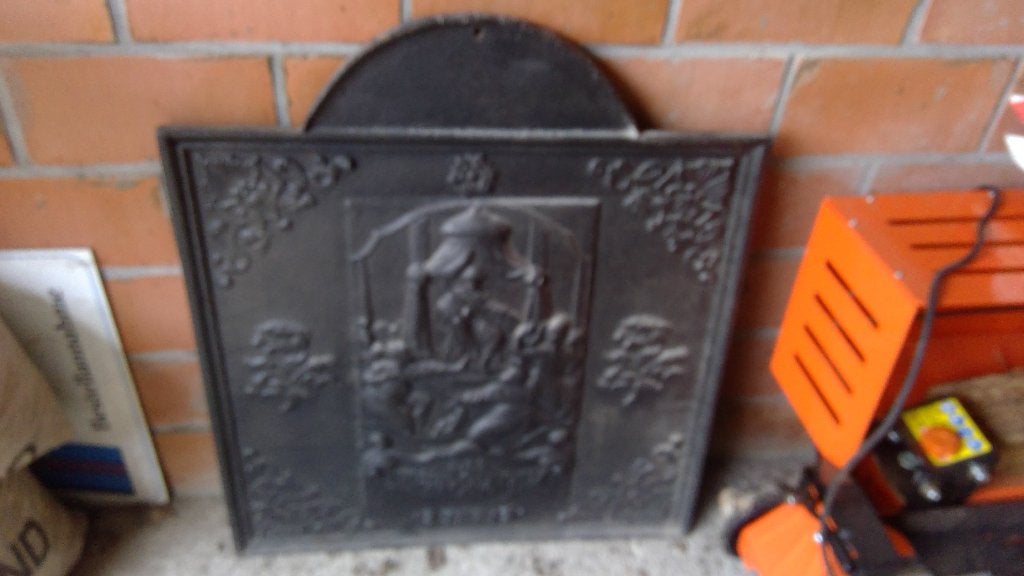 oude haardplaat Salomonsoordeel, Antiek en Kunst, Ophalen