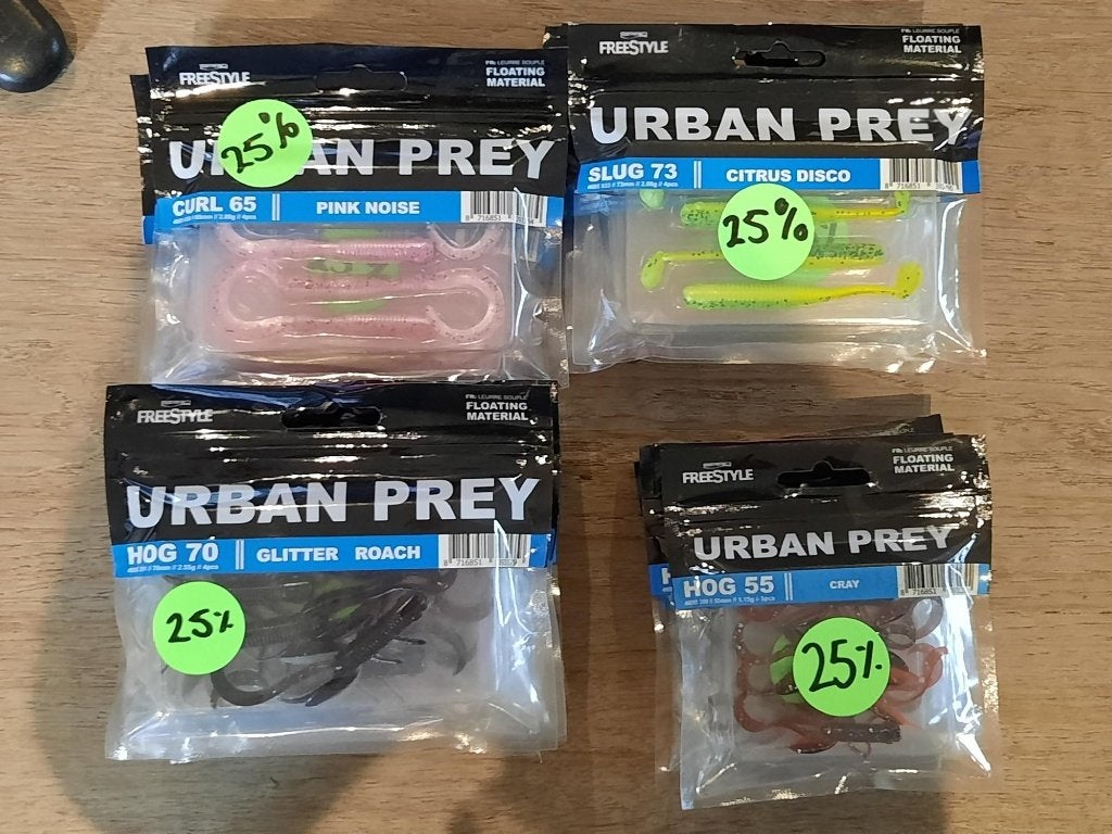 19x Spro Urban Prey, Sports nautiques & Bateaux, Enlèvement ou Envoi, Neuf, Ensemble complet