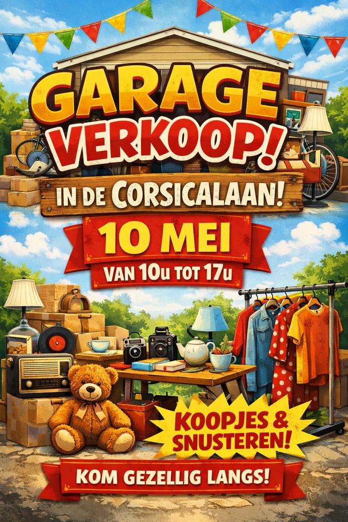 Garageverkoop in kapellen, Enlèvement