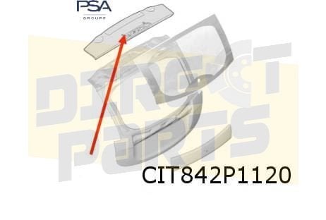 Citroën C-Zero achterklepspoiler (10/10-7/20) Origineel! 874, -, Nieuw, Ophalen of Verzenden, Achter