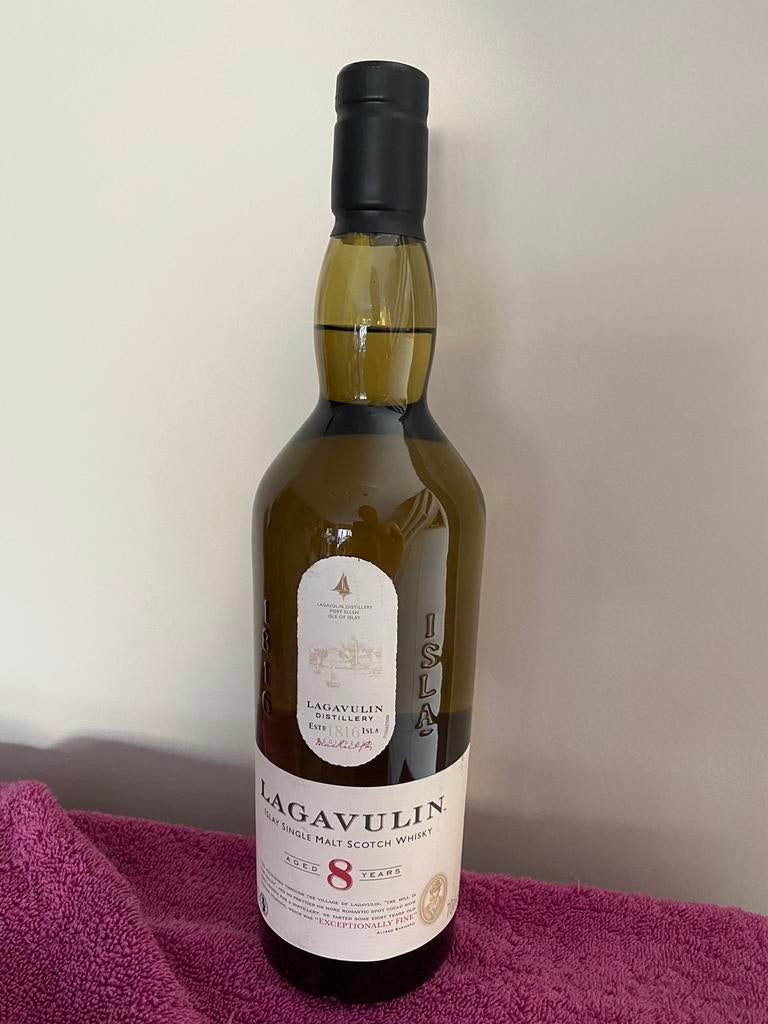 Lagavulin 8 ans, Verzamelen, Ophalen of Verzenden, Zo goed als nieuw