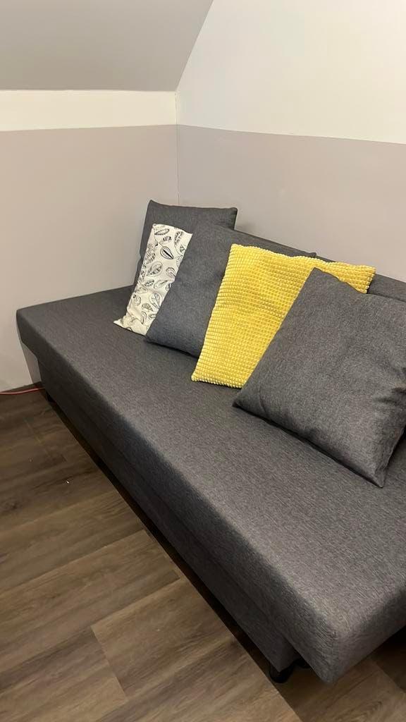 Slaapbank IKEA Älvdalen lichtgrijs, Enlèvement, Comme neuf, Gris