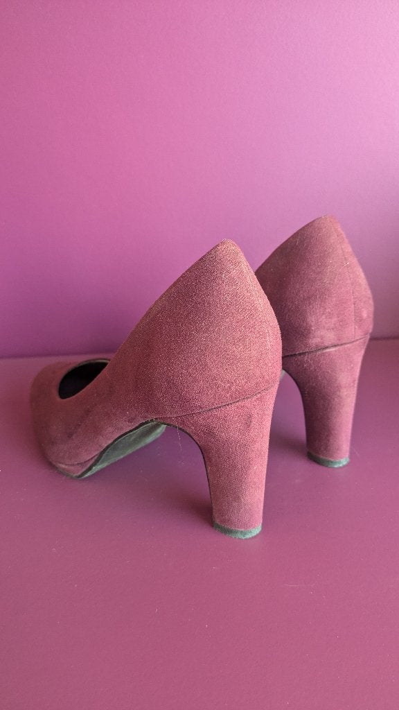 Bordeaux pumps, Pumps, Zo goed als nieuw, Rood, Ophalen