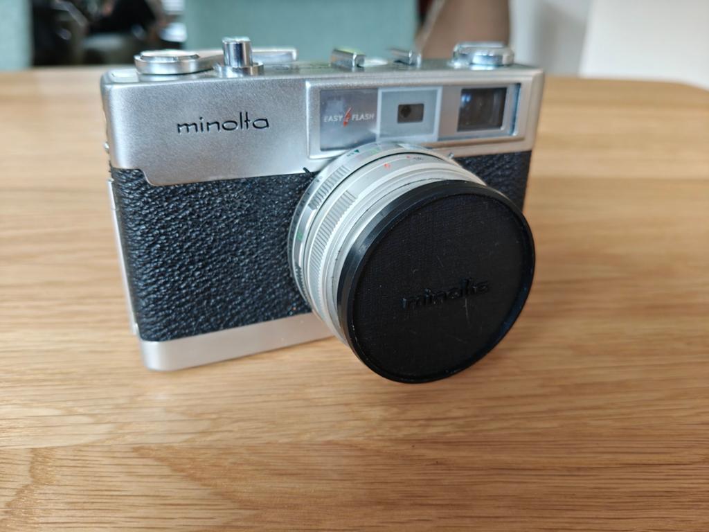 Minolta AL-F rangefinder analoge camera, Audio, Tv en Foto, Ophalen, Minolta